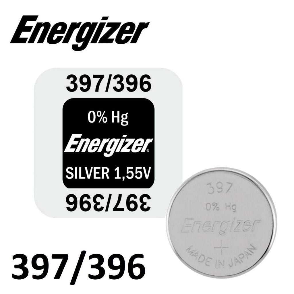 Energizer 397 396 (1pc) Silver Oxide Battery 1.55V Mercury free 397/396  Battery Button Cell SR726SW