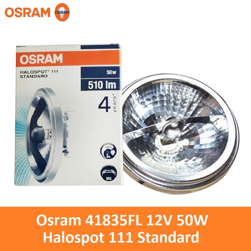 Osram 41835FL 50w 12v G53 41835 FL Halospot 111 Halogen Lamp With Reflector