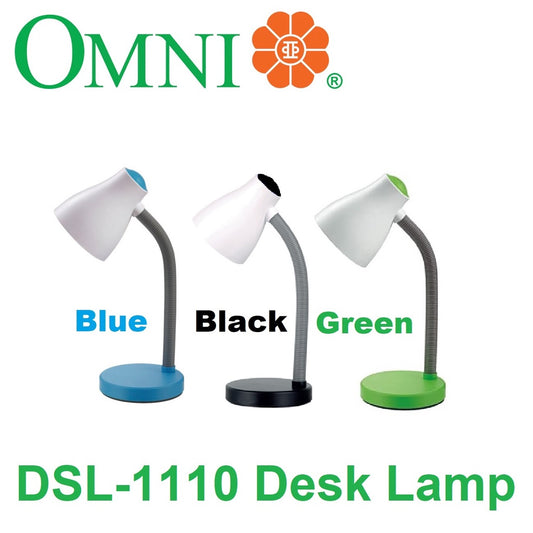 Omni DSL-1110 Desk Lamp E27 Study Table Lamp DSL1110 Adjustable Bendable Lamp holder  For Indoor Use
