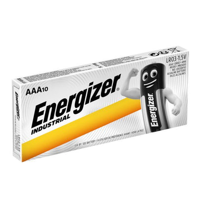 Energizer AA (10pcs) Alkaline Industrial Battery MN1500 1.5V LR6 Batteries 10 pieces per box