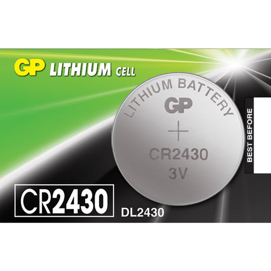 GP CR2430 DL2430 (1pc) 3v Lithium Button Cell Battery