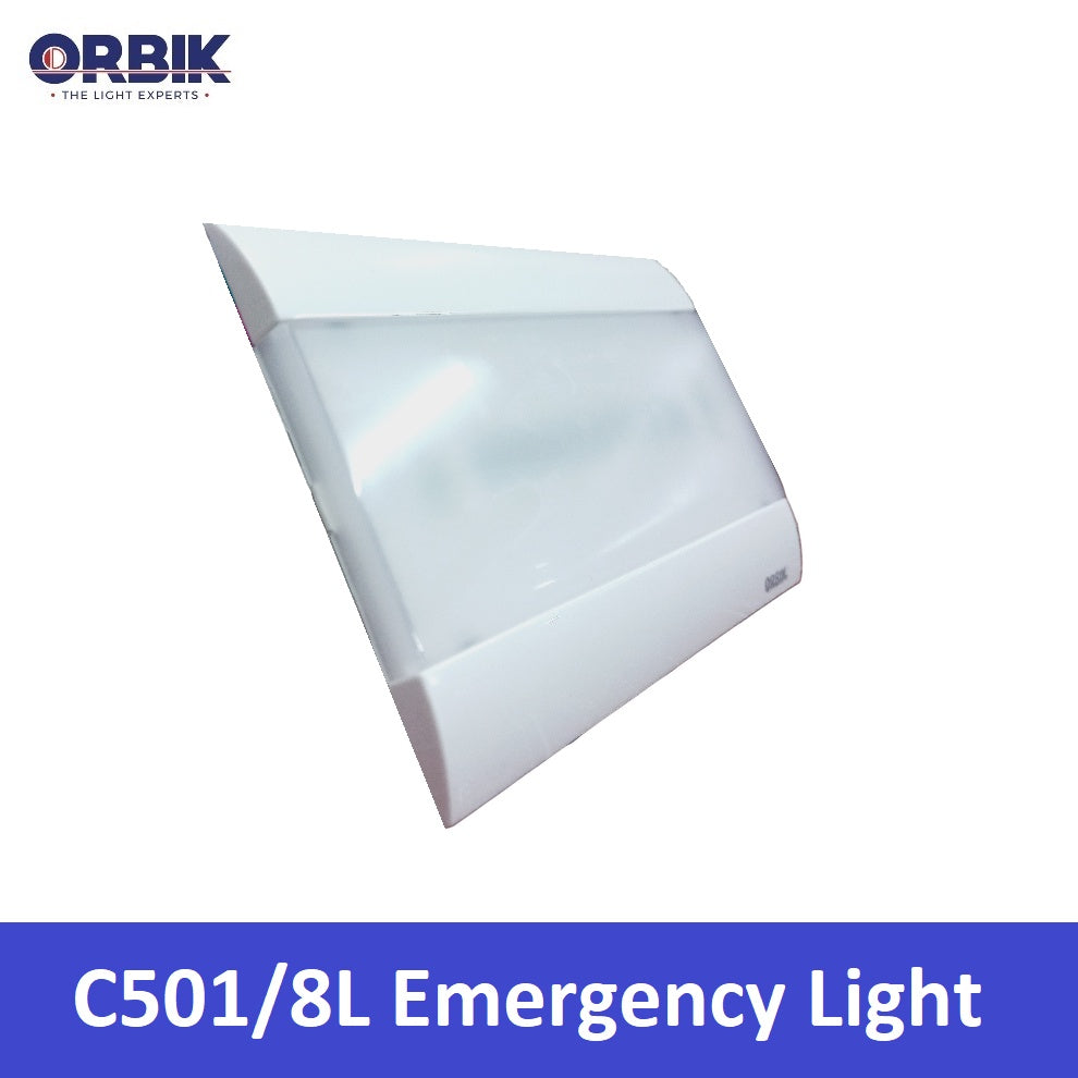 Orbik C501 Emergency Light C501/8L Outlet to Led Emergency Light C-501