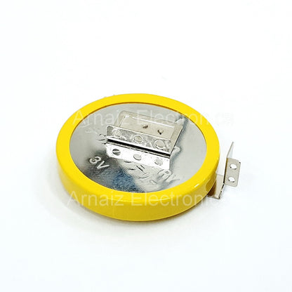 CR2450 Neutral With 1F6 Pins 3V Lithium Battery 3 Volts