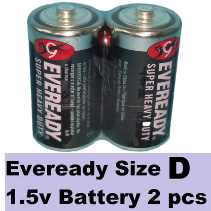 Eveready size D Batteries (2 pcs) LR20 Battery