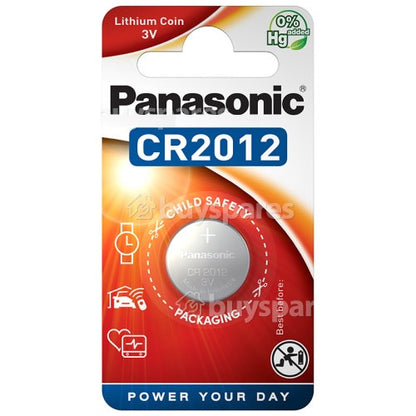 Panasonic CR2012 (1pc) 3v Lithium Button Cell Battery in Blister Pack CR 2012 Batteries 6012