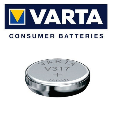 Varta V317 SR62 (1pc) 1.55v Silver Oxide Button Cell Battery Varta V 317 SR516SW