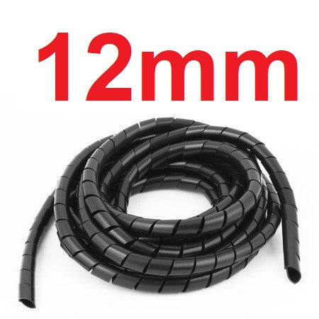 Spiral Wrapping Band 10 meters Spiral Cable Wrap Wire Organizer Tube Flame Retardant Casing Sleeves