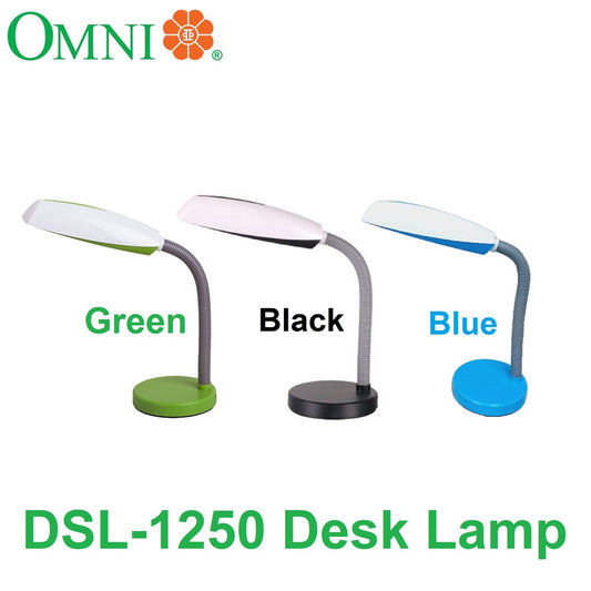 Omni DSL-1250 Desk Lamp E27 Study Table Lamp DSL1250 Adjustable Bendable Lamp holder  For Indoor Use