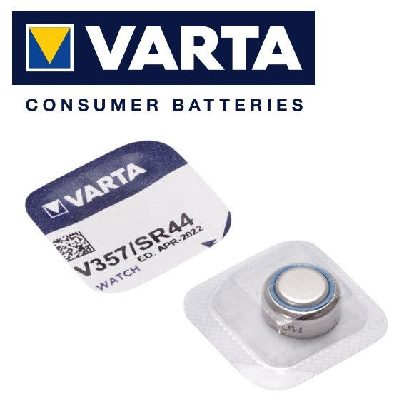 Varta V357 SR44 (1pc) 1.55v Silver Oxide Button Cell Battery Varta V 357 V13GS SR44W