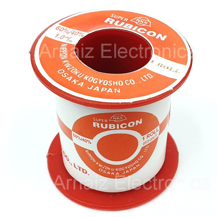 Rubicon Soldering Lead 60/40 1.2m/m 1.0m/m 0.8m/m 60 40 Osaka Japan 1.2 1.0 0.8 mm Lead