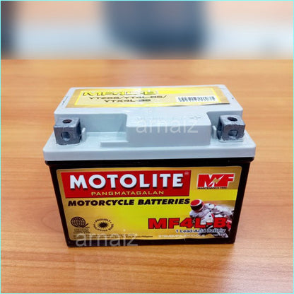 Motolite MF4L-B Maintenance Free Motorcycle Battery YTZ5S YT4L-BS YTX4L-BS MF4LB YTX4L