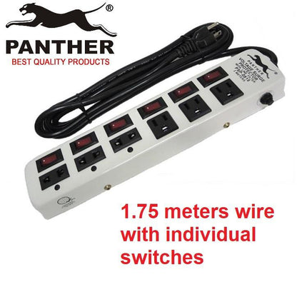 Panther Extension Cord Voltage Surge Protector with Line Filter 1.75meters PSP-0818 PSP 0818 PSP0818
