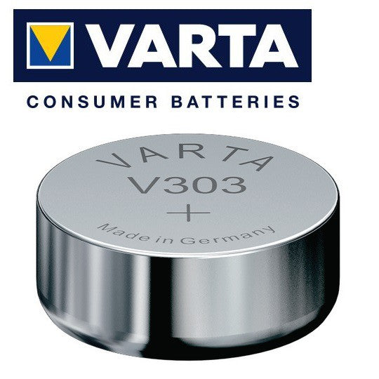 Varta V303 SR44 (1pc) 1.55v Silver Oxide Button Cell Battery Varta V 303 SR44 SR44SW