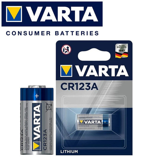 Varta CR123 (1pc) 3v Lithium Battery in Blister Pack CR123A Batteries 6205 EL123AP