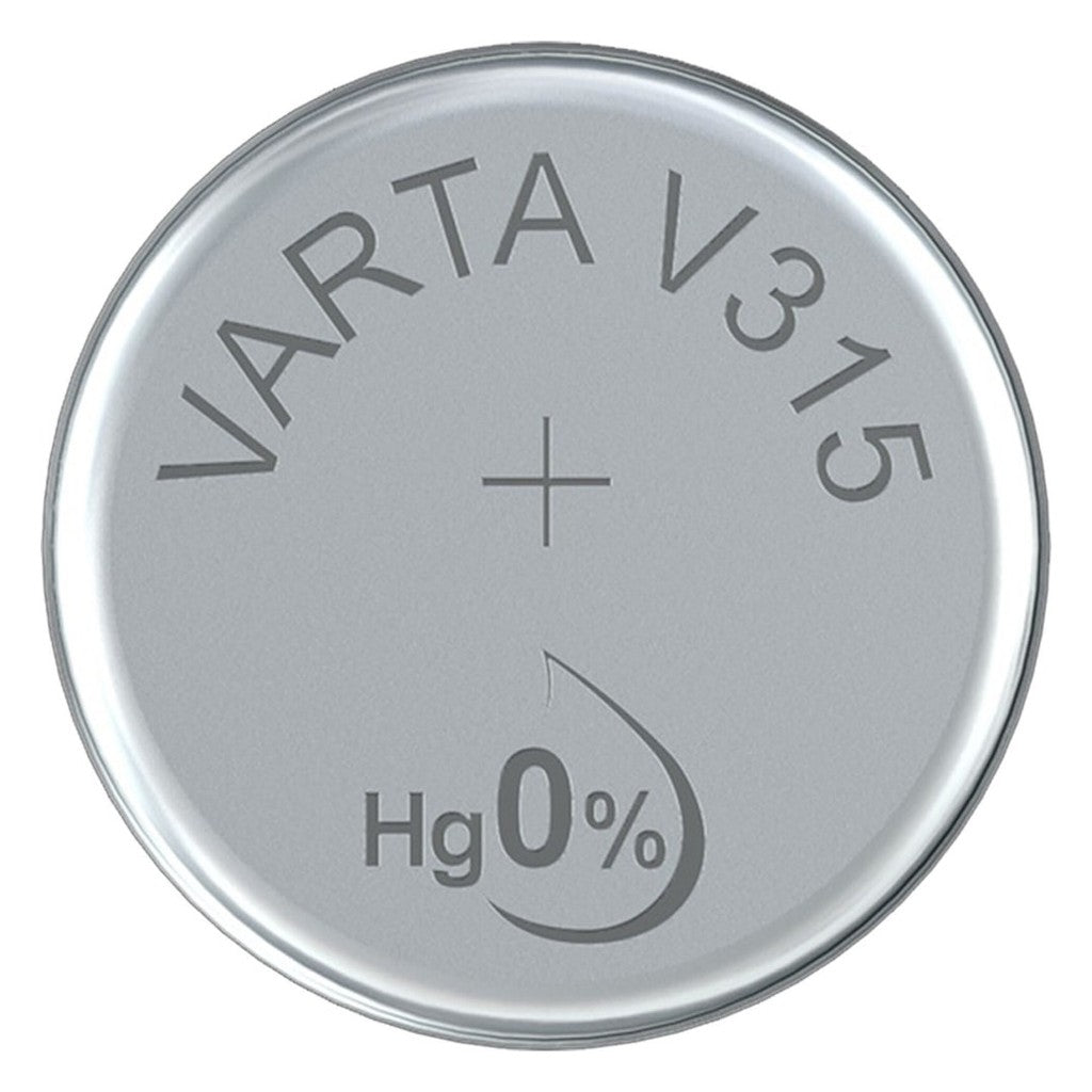 Varta V315 SR67 (1pc) 1.55v Silver Oxide Button Cell Battery Varta V 315 SR716SW