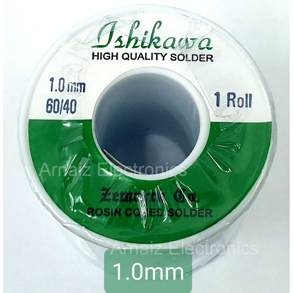 Ishikawa Soldering Lead 1.0mm QUICK MELT 60/40 Tin Lead Rosin Core Solder Soldering Ichikawa Welding