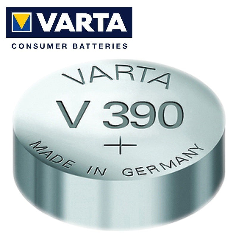 Varta V390 SR54 (1pc) 1.55v Silver Oxide Button Cell Battery in Blister Pack Varta V 390 SR54 SR1131