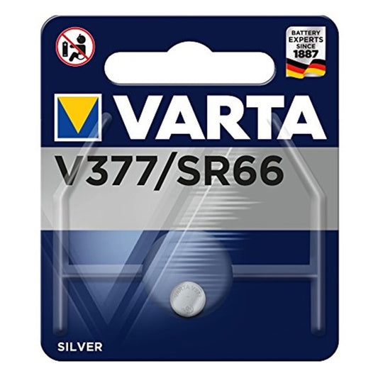 Varta V377 SR66 (1pc) 1.55v Silver Oxide Button Cell Battery in Blister Pack Varta V 377 SR626SW