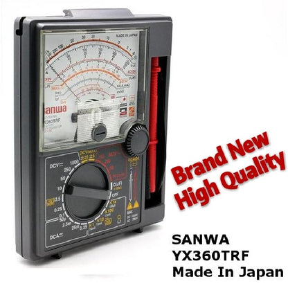 Sanwa YX360TRF Analog Multi-Tester Multi-Meter Made in JAPAN Analogue Multitester Multimeter