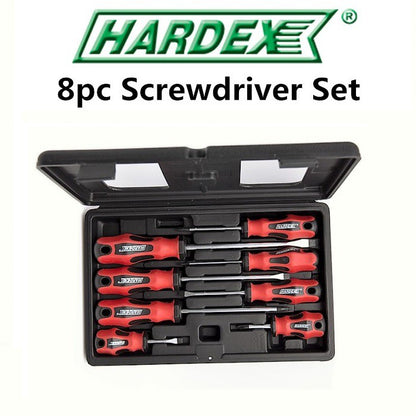 Hardex (8pcs) Screw Driver Set Screwdriver set Flat Cross Screwdrivers set Hardex HAR-SCREWDR-1