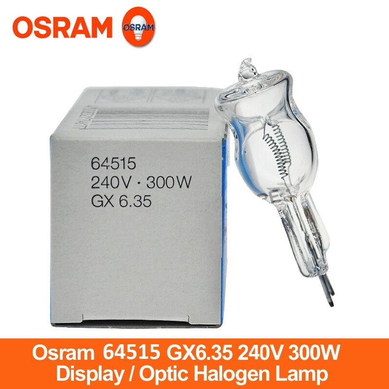 Osram 64515 240v 300w GX6.35 Halogen Lamp Microscope Lamp Peanut Bulb