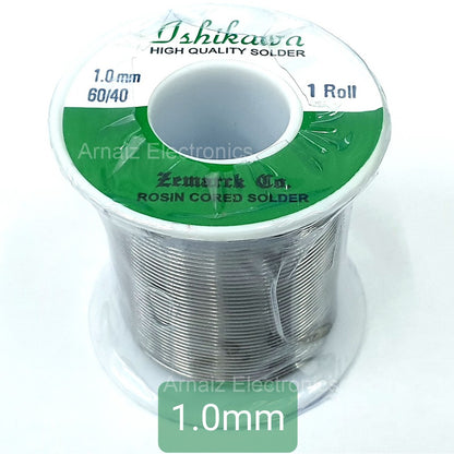 Ishikawa Soldering Lead 1.0mm QUICK MELT 60/40 Tin Lead Rosin Core Solder Soldering Ichikawa Welding