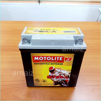 Motolite MFYB5L Maintenance Free Motorcycle Battery 12N5-3B MFB5-L YB5L-A YB5L