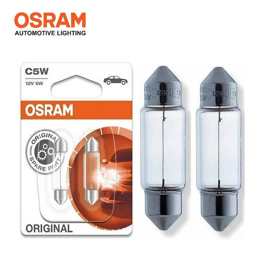 Osram 6418 02B (2pcs) C5W 5W 12V SV8.5-8 239 Halogen Bulb Automotive Lighting Car Bulb Original