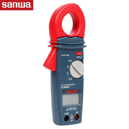 Sanwa DCM60R 600A Clamp Meter AC + True RMS Ammeter DMM