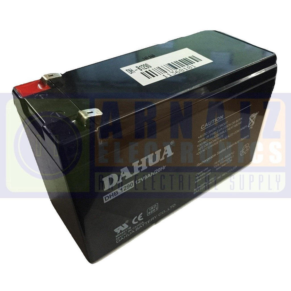 Dahua UPS Battery 12V 9Ah 20hr DHB-1290 12 Volts 9 Ampere
