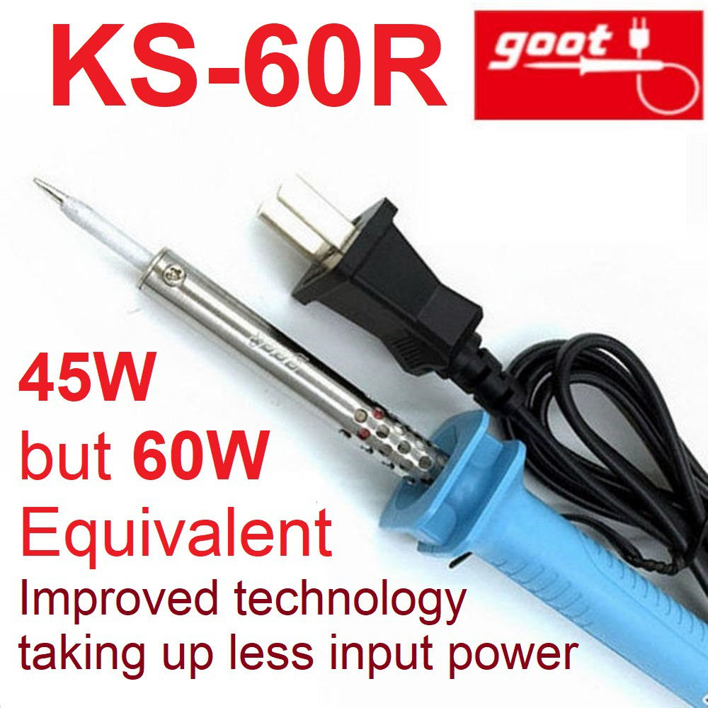 Goot Soldering Iron (Original Japan) 30 40 60 100 Watts KS-30R KS-40R KS-60R KS100R 30W 40W 60W 100W