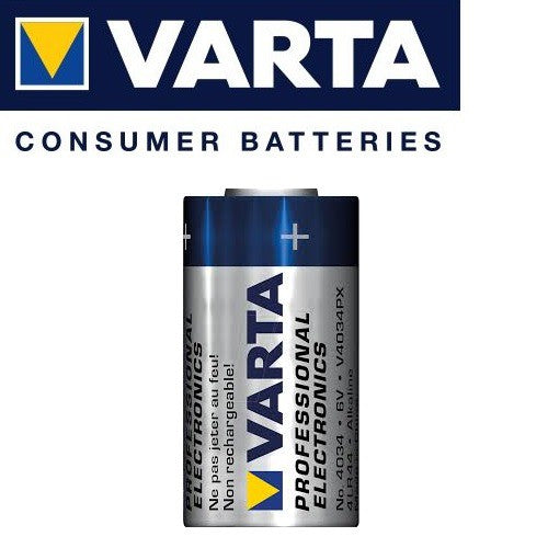 Varta V4034PX 4LR44 6v (1pc) Alkaline Battery in Blister Pack Varta V 4034PX 4LR44 A476 E476A 476A