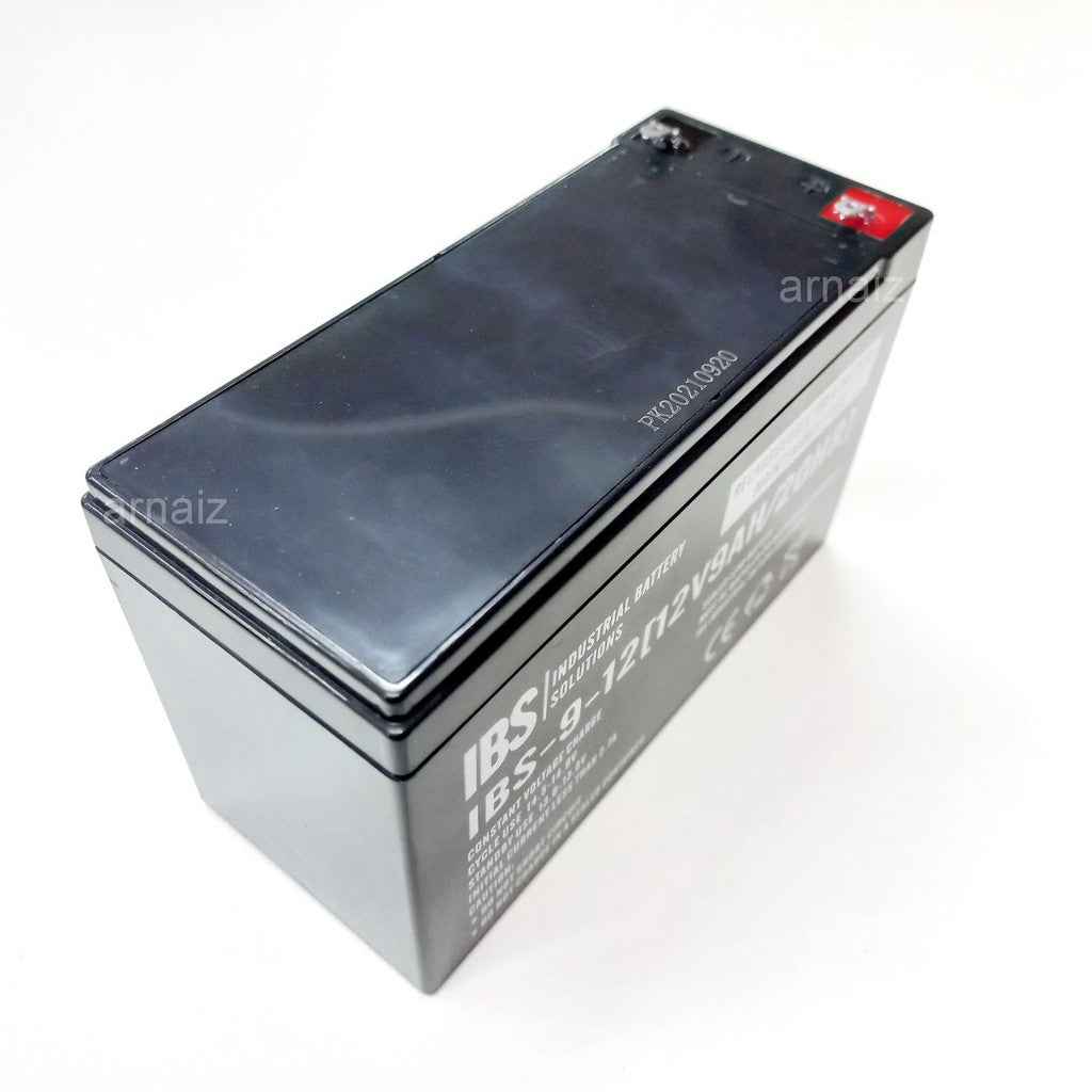 UPS Battery 12V 9Ah 20hr 12 Volts 9 Ampere Rechargeable Valve Regulated Lead Acid (VRLA) Battery