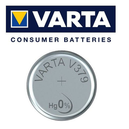 Varta V379 SR63 (1pc) 1.55v Silver Oxide Button Cell Battery Varta V 379 SR521SW