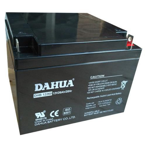 Dahua 12v 26Ah SLA Rechargeable Battery DHB12260 Valve Regulated Sealed Lead-Acid Battery