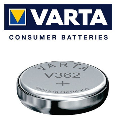 Varta V362 SR58 (1pc) 1.55v Silver Oxide Button Cell Battery Varta V 362 SR721SW