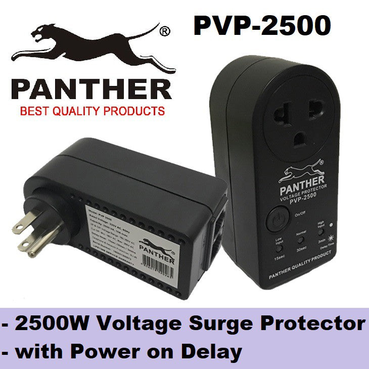 Panther PVP-2500 Voltage Surge Protector 2500 Watts with Power on Delay PVP2500 PVP 2500