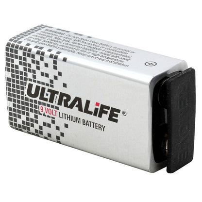 Ultralife 9V Lithium Battery 9 Volts Batteries for Defibtech Lifeline AUTO AED Smoke Alarm Battery