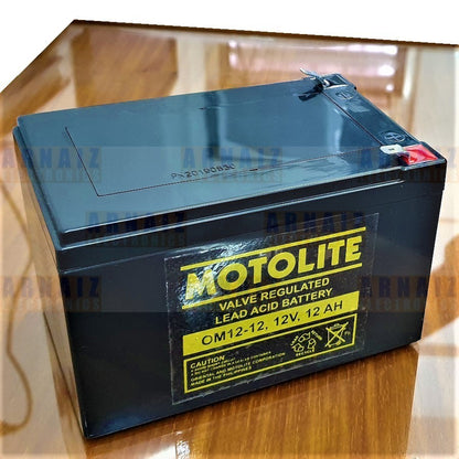 Ebike Battery 48V 12Ah Compatible with 48V 16Ah 4 pcs of 12v 12Ah Motolite brand OM12-12