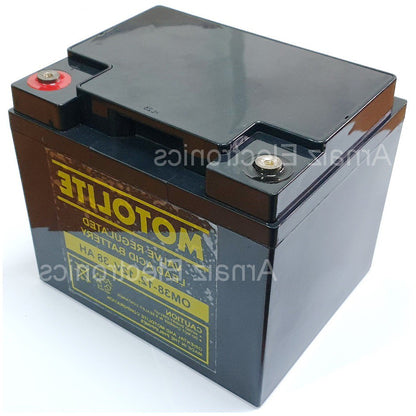 Motolite 12v 38Ah SLA Rechargeable Battery OM38-12 Valve Regulated Sealed Lead-Acid Battery 12 Volts