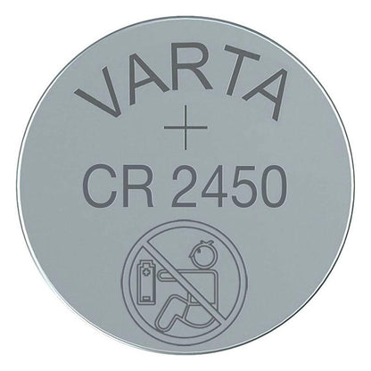 Varta CR2450 (1pc) 3v Lithium Button Cell Battery in Blister Pack Varta CR 2450 Batteries 6450