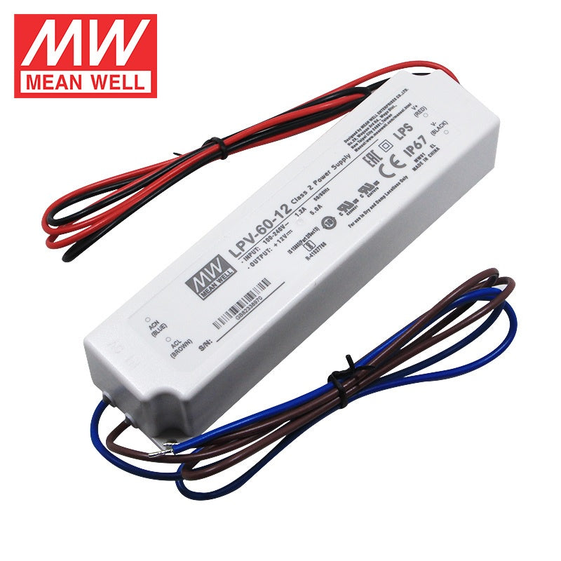 Meanwell LPV-60-12 Led Driver 60W Single Output Switching Power Supply