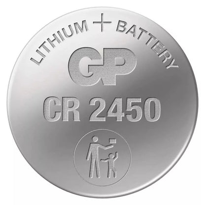 GP CR2450 DL2450 (1pc) 3v Lithium Button Cell Battery DL2450 K2450L