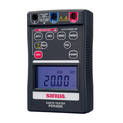 Sanwa PDR4000 Earth Tester Digital Type Sanwa Digital Earth Resistance Testers PDR-4000 PDR4000