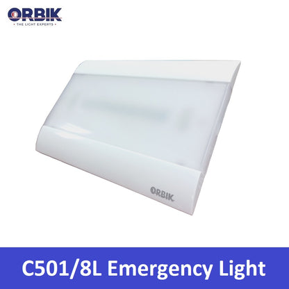 Orbik C501 Emergency Light C501/8L Outlet to Led Emergency Light C-501