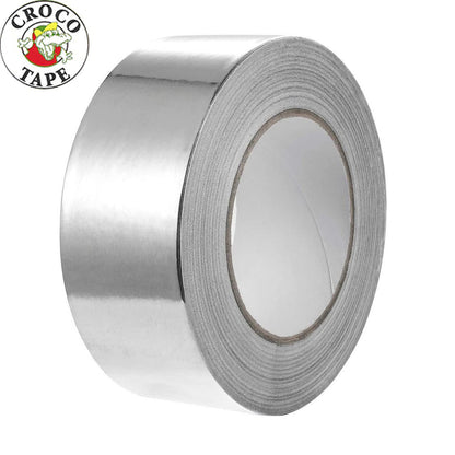 Crocodile Aluminum Duct Tape 2" x 50 Yards Silver Duck Tape 2 inches x 45 meters Shiny Sticky