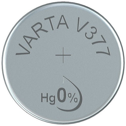 Varta V377 SR66 (1pc) 1.55v Silver Oxide Button Cell Battery in Blister Pack Varta V 377 SR626SW