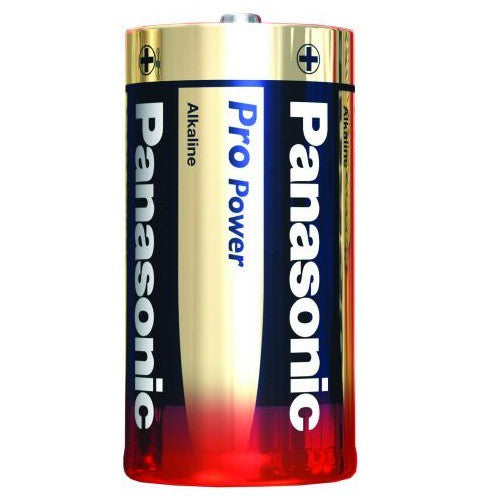 Panasonic Size C Pro Power  Batteries (2 pcs) LR14 Panasonic C Alkaline Battery Original Panasonic