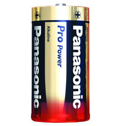 Panasonic Size C Pro Power  Batteries (2 pcs) LR14 Panasonic C Alkaline Battery Original Panasonic