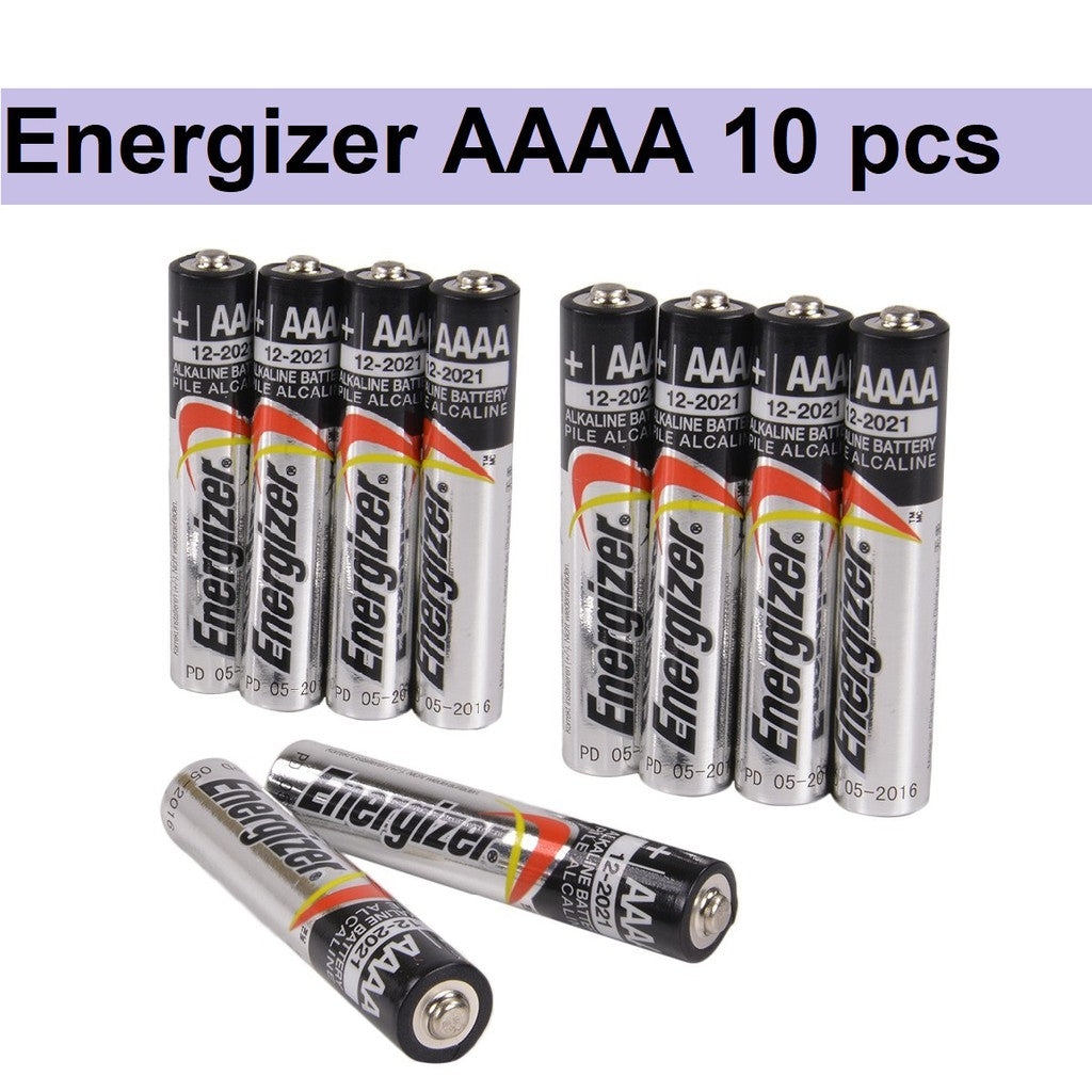 Energizer AAAA 10-piece Alkaline Batteries Set 4A E96 Battery Stylus Pen Light Battery Quadruple A